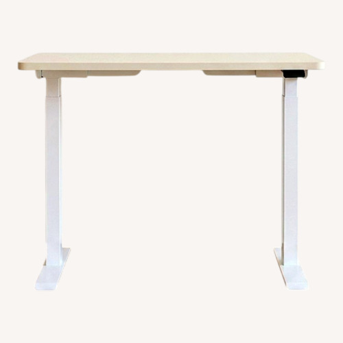 Used Branch Light Brown Wood Desk for sale on AptDeco