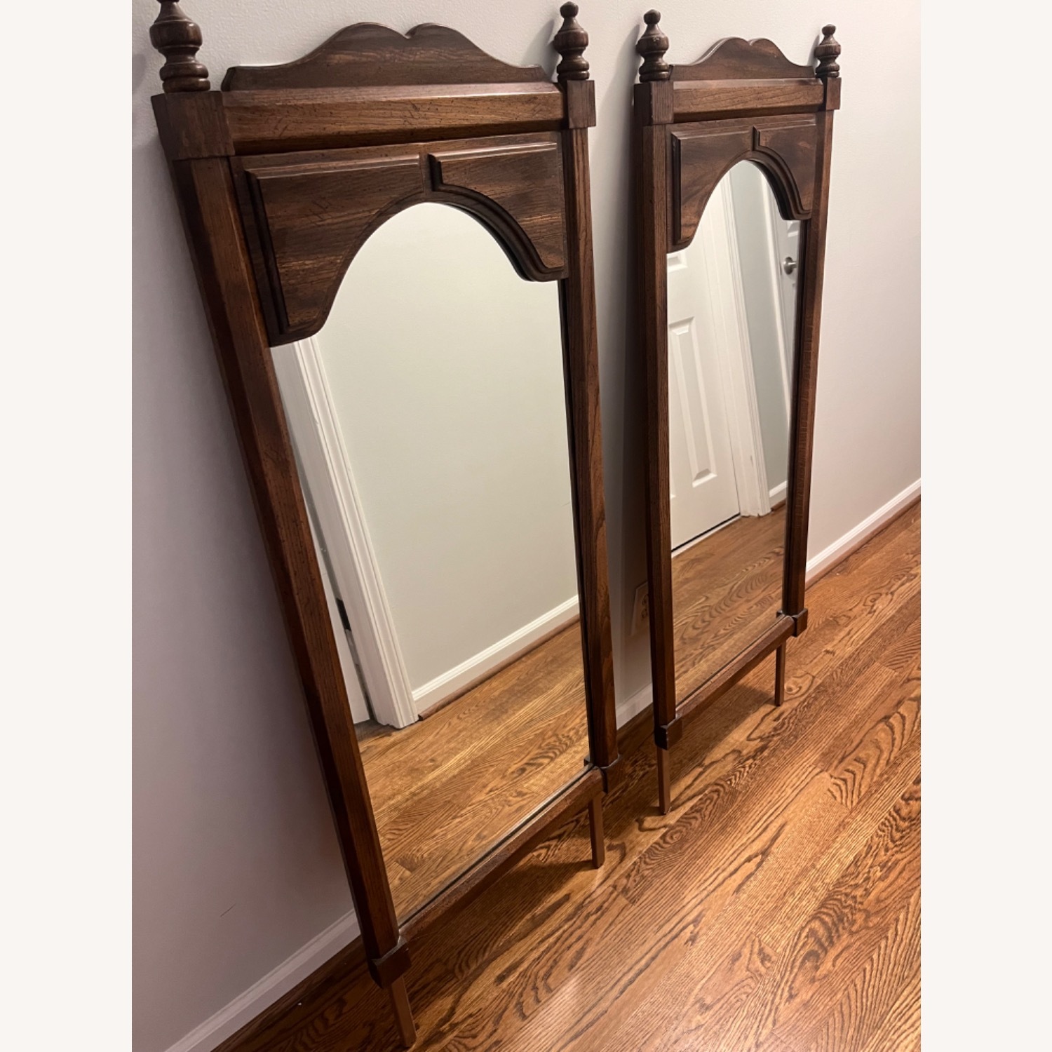 Dark Brown Wood Dresser - image-2