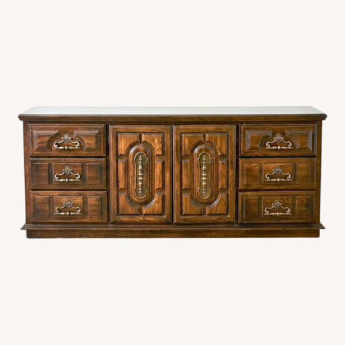 Used Dark Brown Wood Dresser for sale on AptDeco