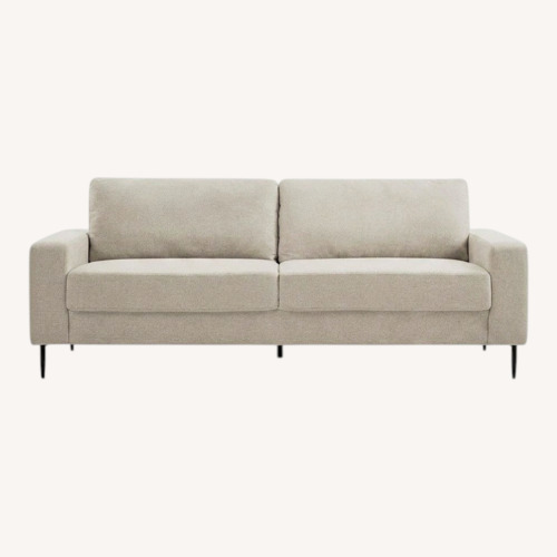 Used Wayfair Oatmeal Beige Colored Couch for sale on AptDeco