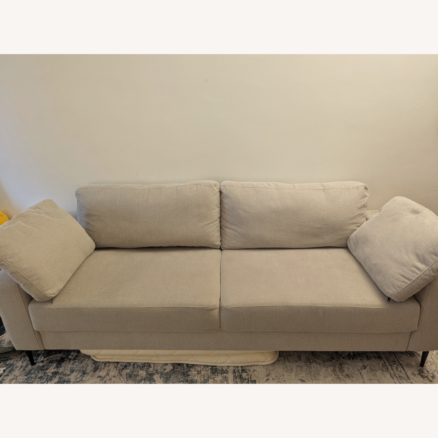 Wayfair Oatmeal Beige Colored Couch - image-1