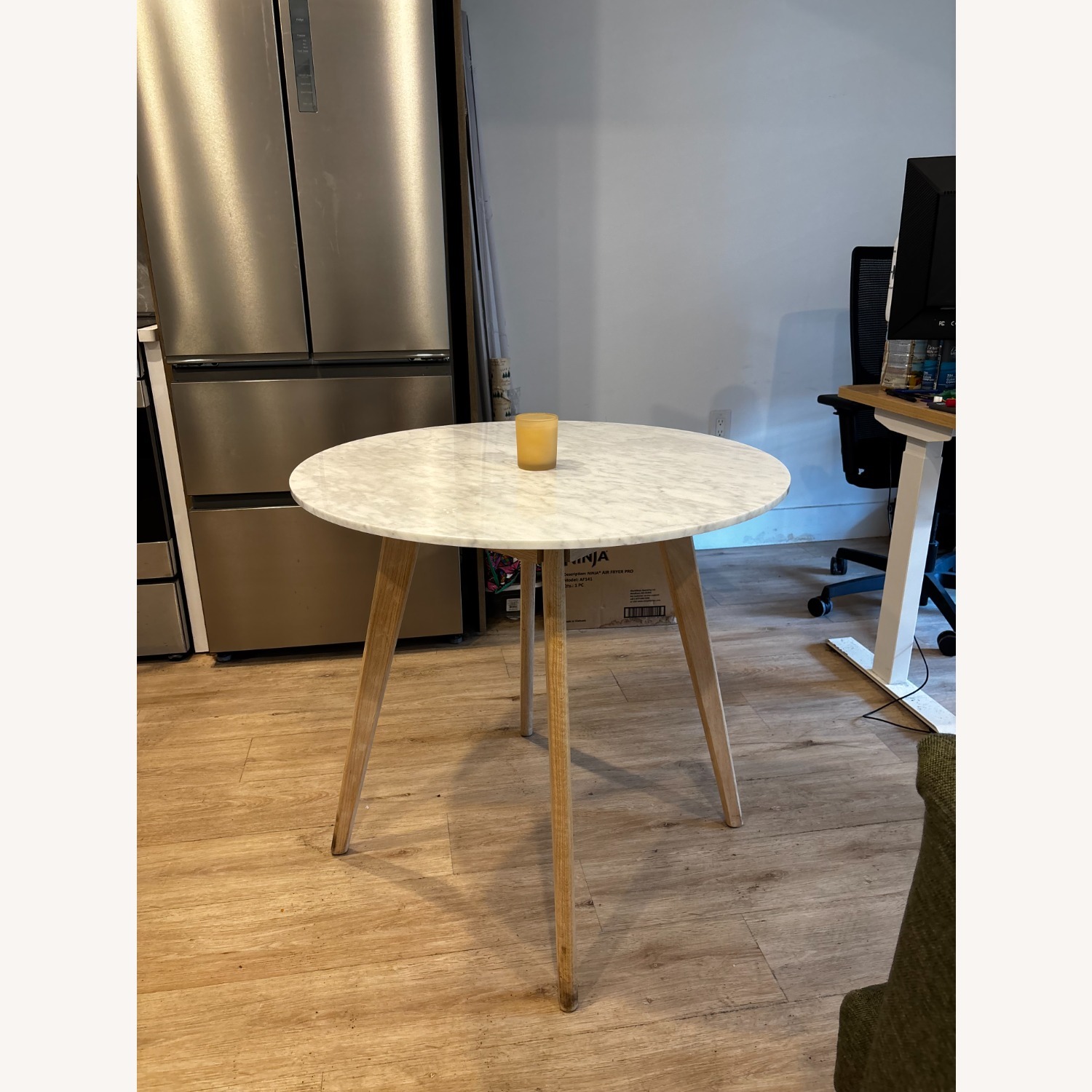 Article White Marble Dining Table - image-3