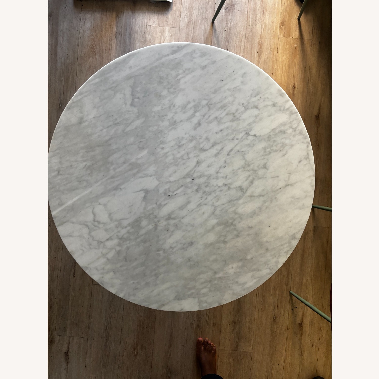 Article White Marble Dining Table - image-1