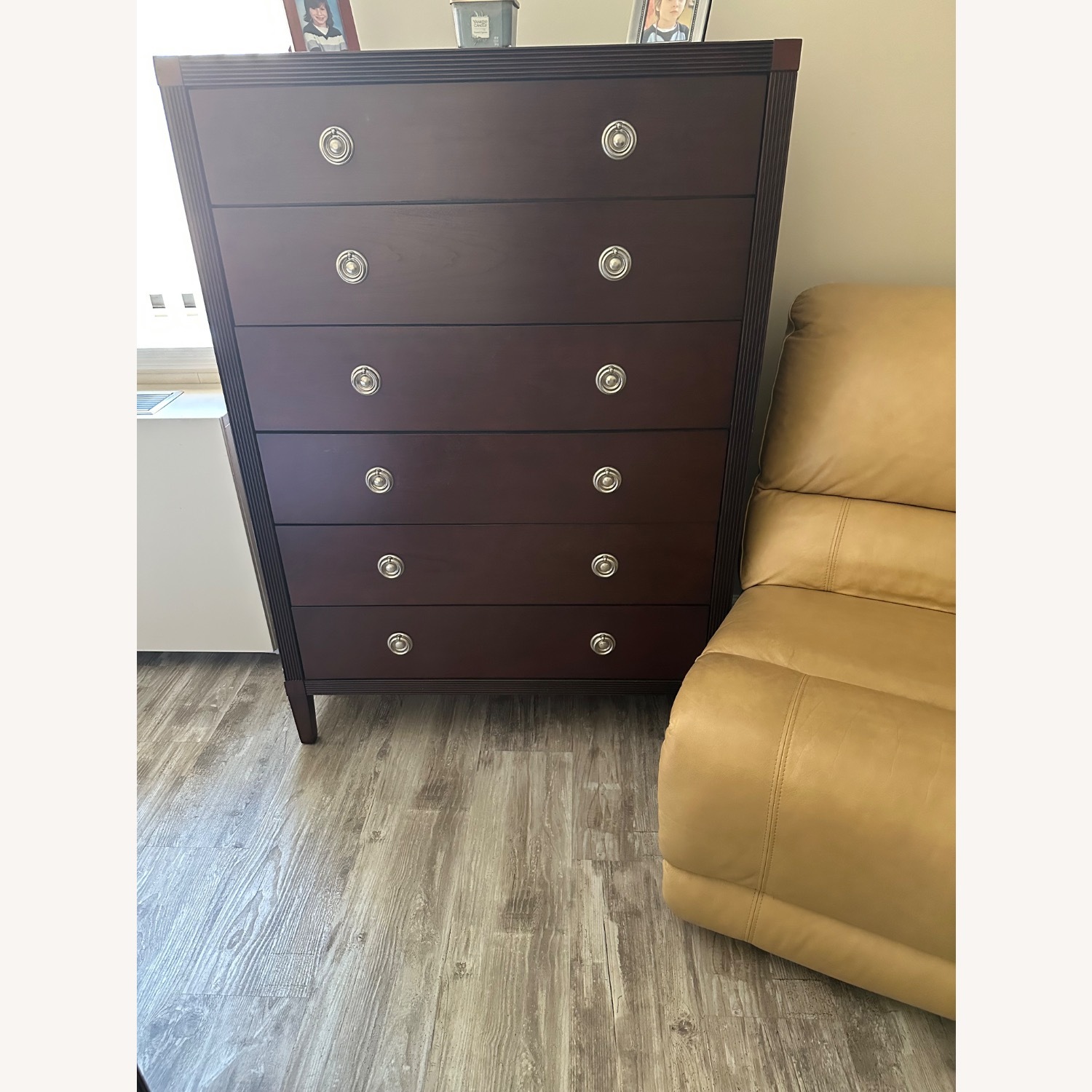 Bloomingdale's Dark Brown Wood Chest - image-3