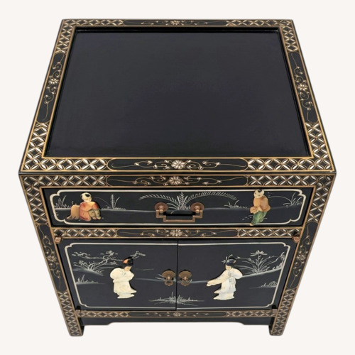 Used Oriental Asian Mother of Pearl End Table for sale on AptDeco