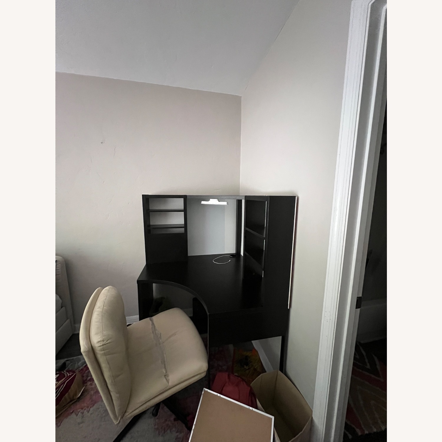 IKEA Dark Brown MICKE Corner Workstation - image-2