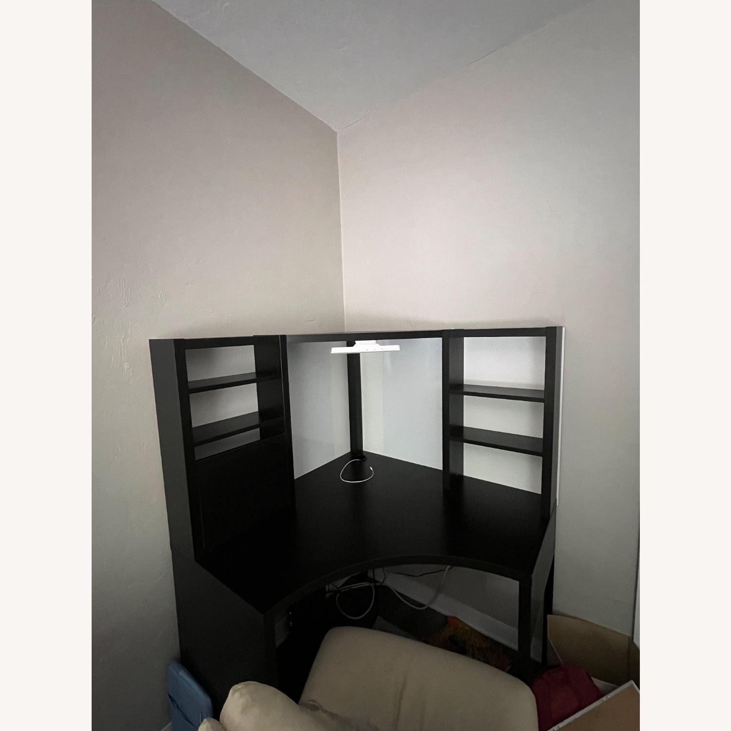 IKEA Dark Brown MICKE Corner Workstation - image-3