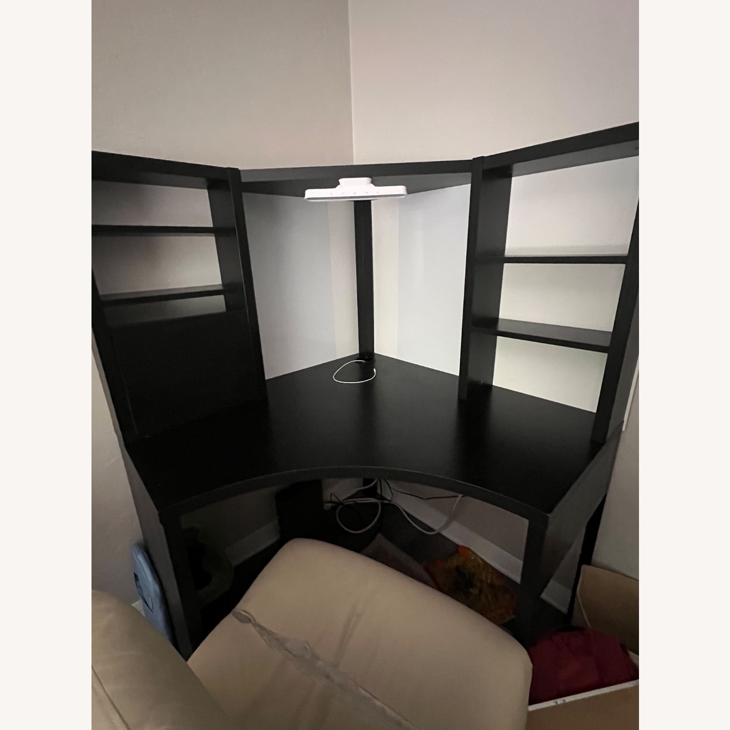 IKEA Dark Brown MICKE Corner Workstation - image-4