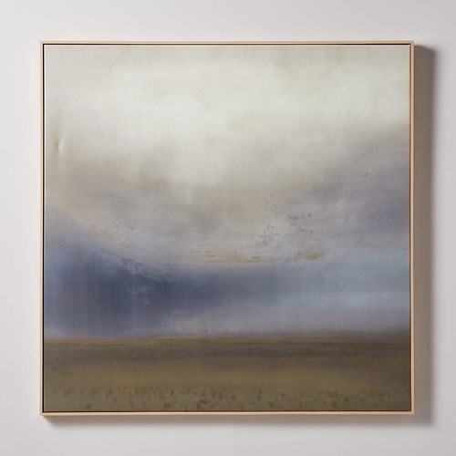 Used CB2 Ingenue Natural Wood Wall Art for sale on AptDeco