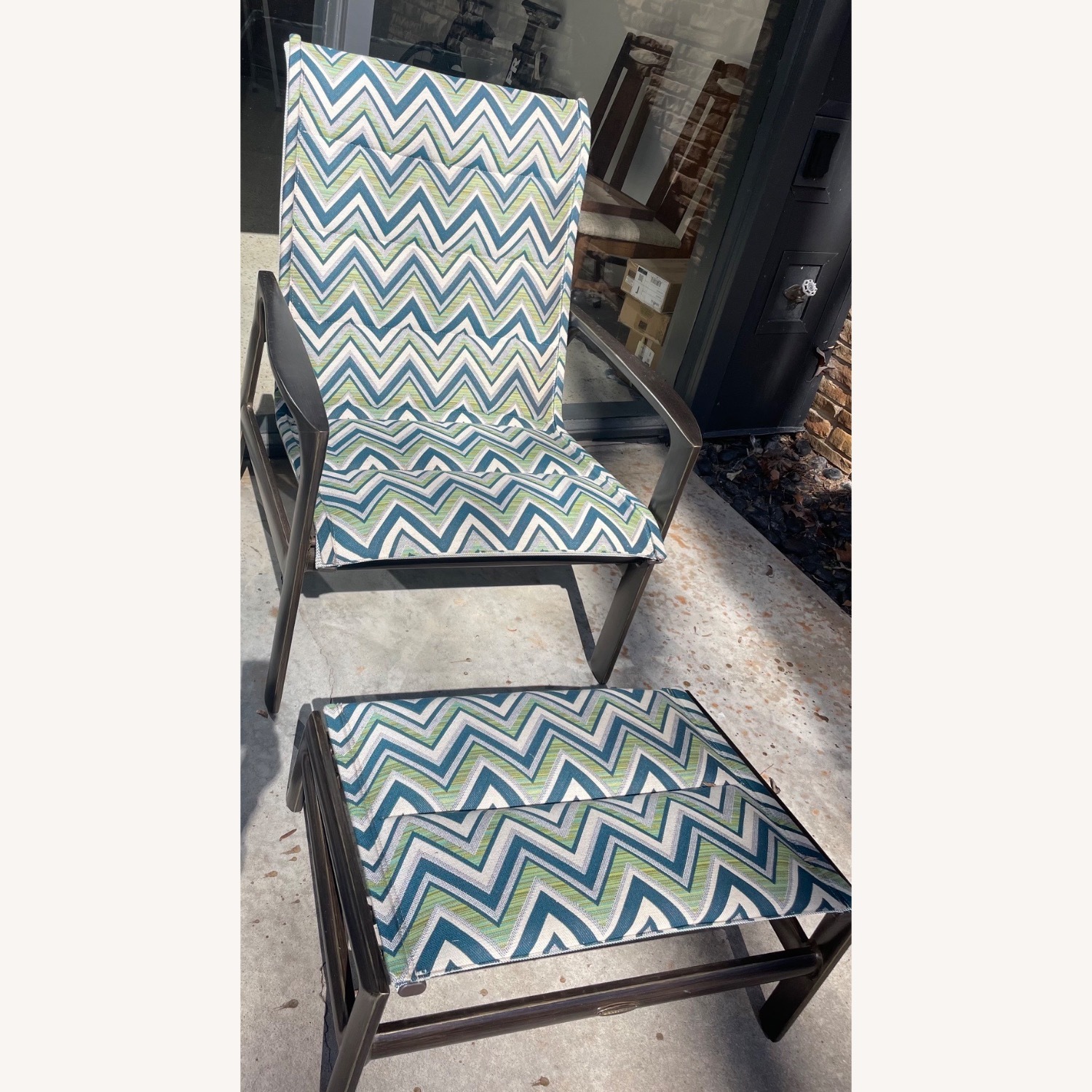 Castelle Berkeley Green Aluminum Patio Furniture - image-4