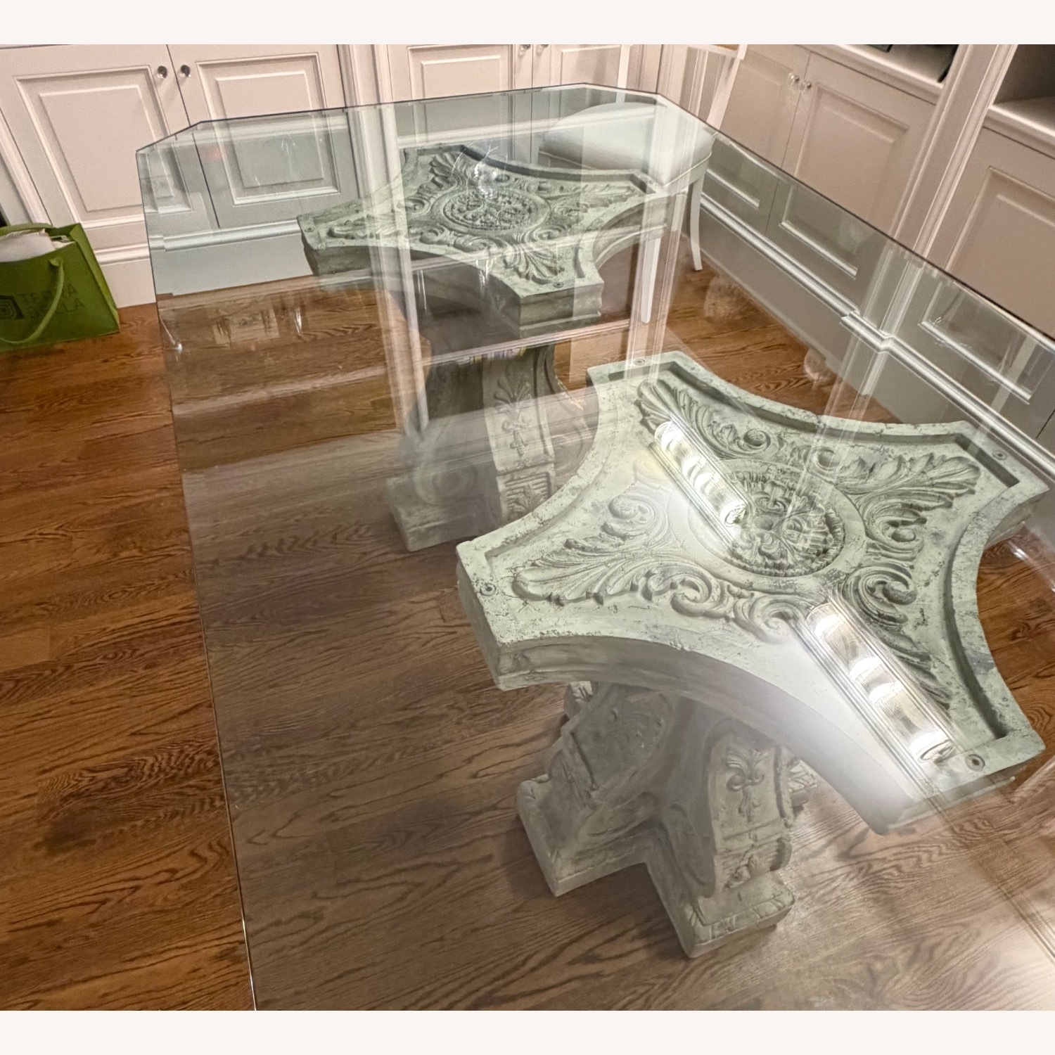 Century Furniture Natural Glass Dining Table - image-5