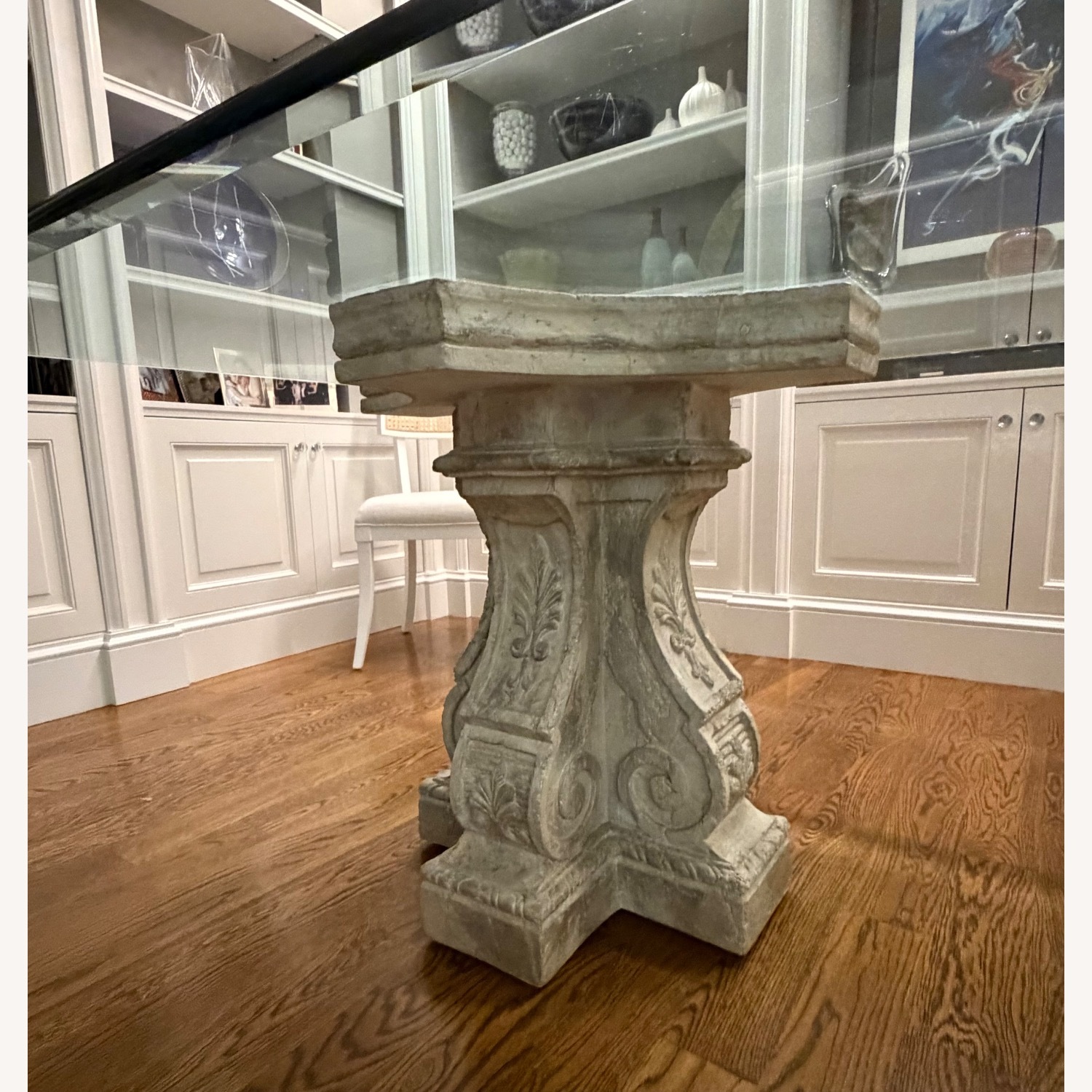 Century Furniture Natural Glass Dining Table - image-3