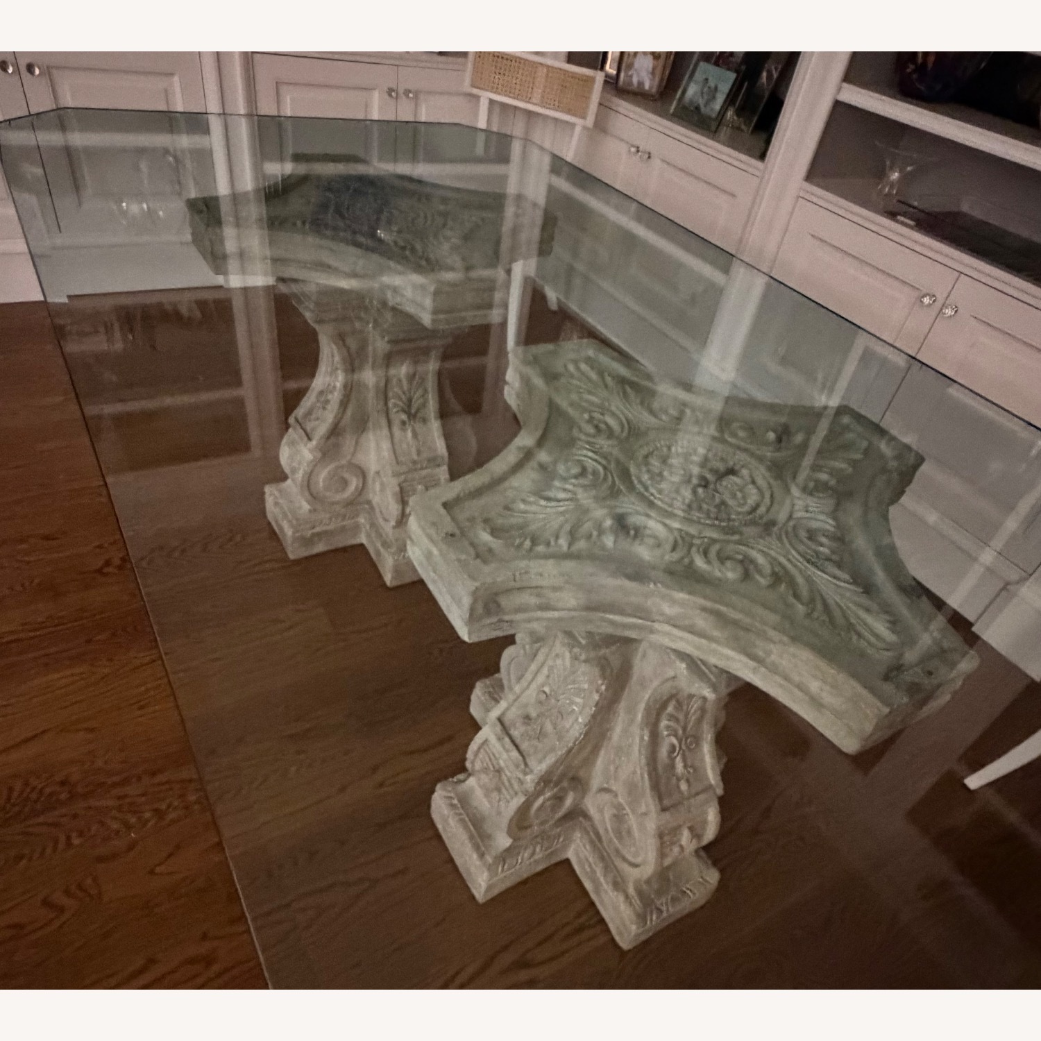Century Furniture Natural Glass Dining Table - image-4