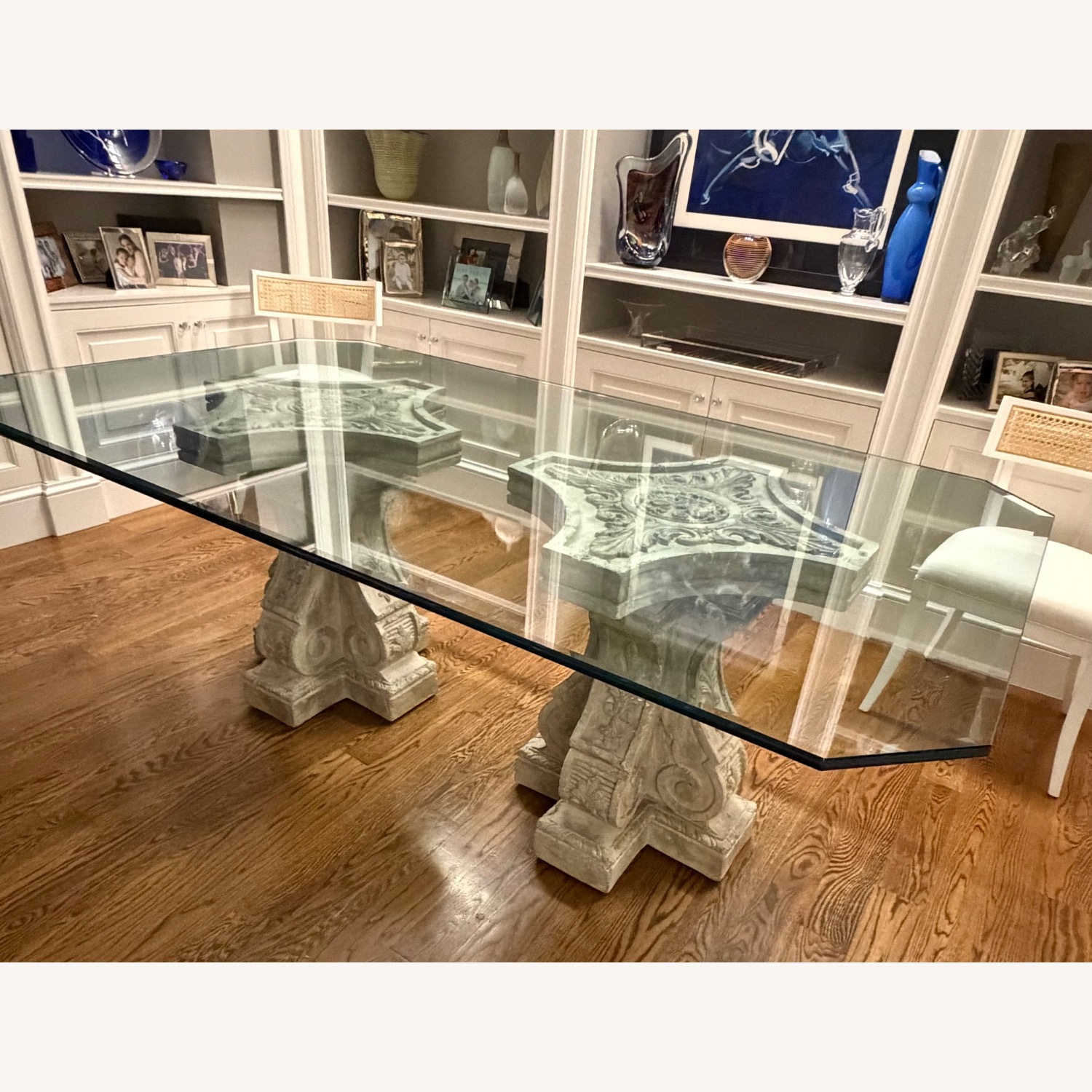 Century Furniture Natural Glass Dining Table - image-2