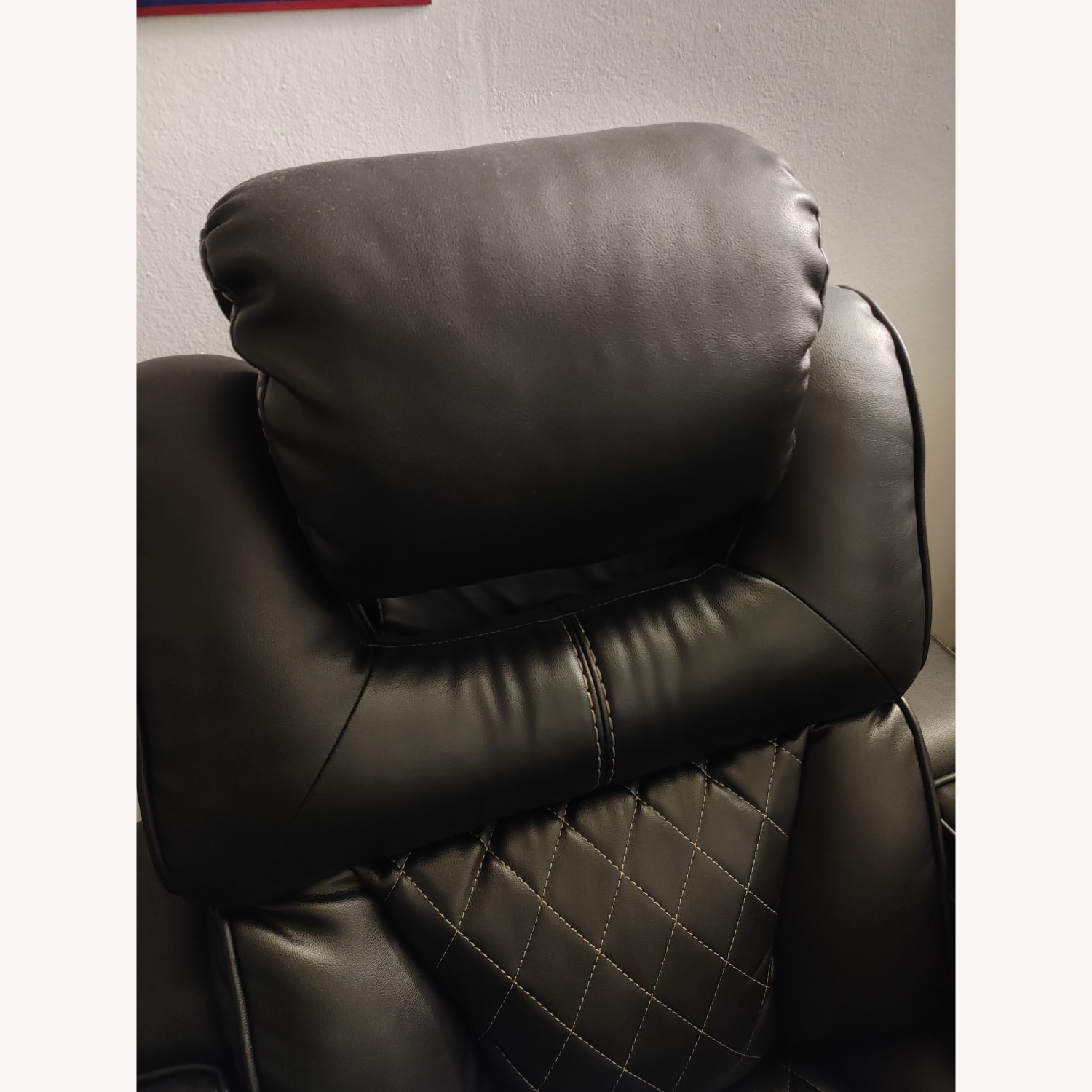 Black Leather Recliner - image-7