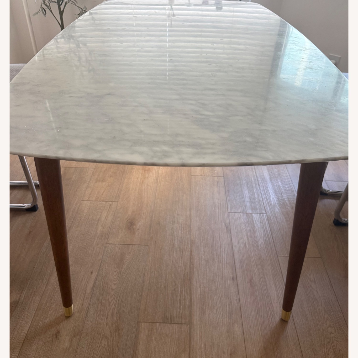 Castlery Kelsey Dark Brown Marble Dining Table - image-1