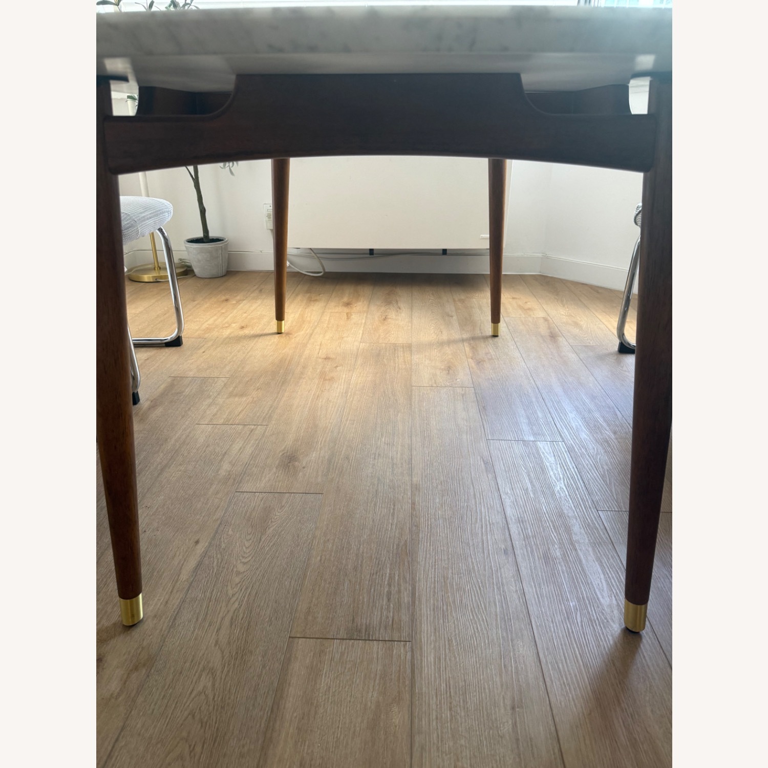 Castlery Kelsey Dark Brown Marble Dining Table - image-5