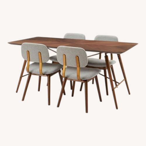 Used Castlery Dining Set with 4 Chairs for sale on AptDeco