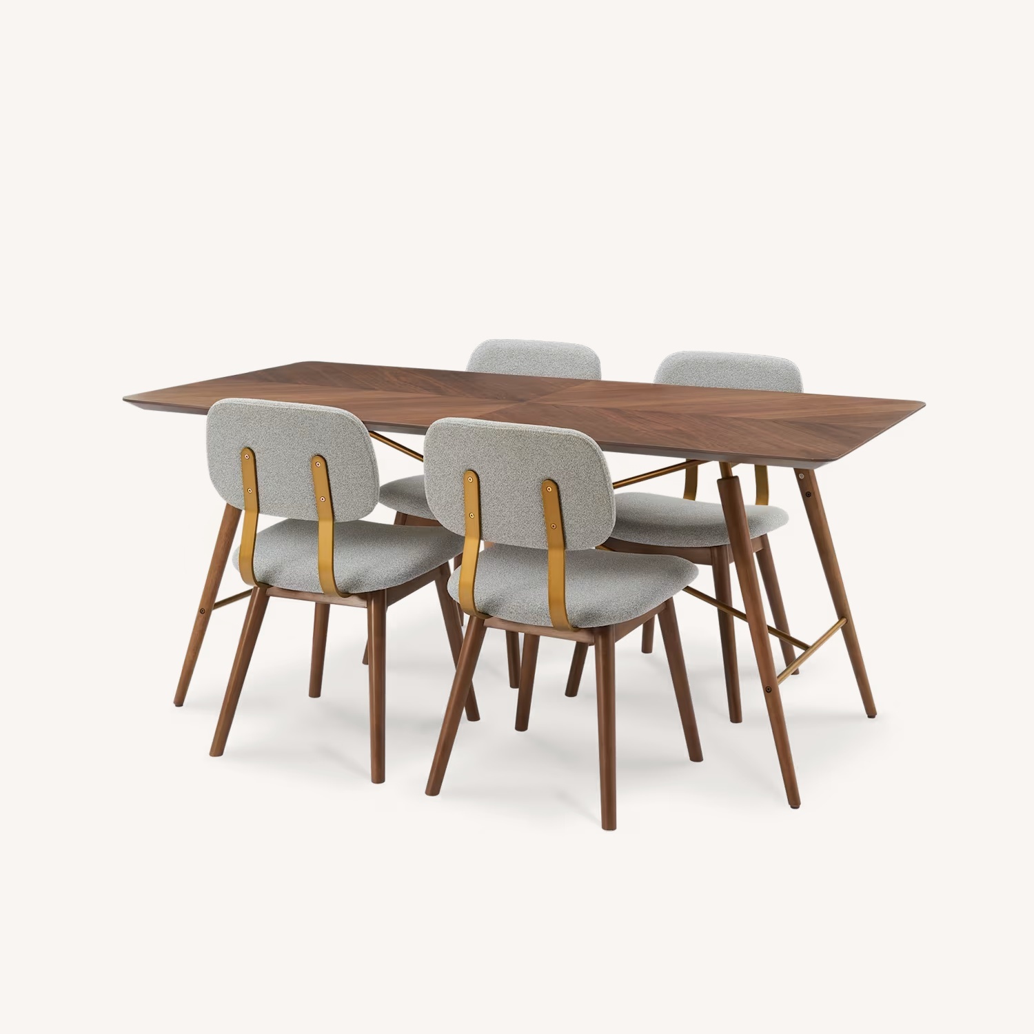 Castlery Dining Set with 4 Chairs - image-5