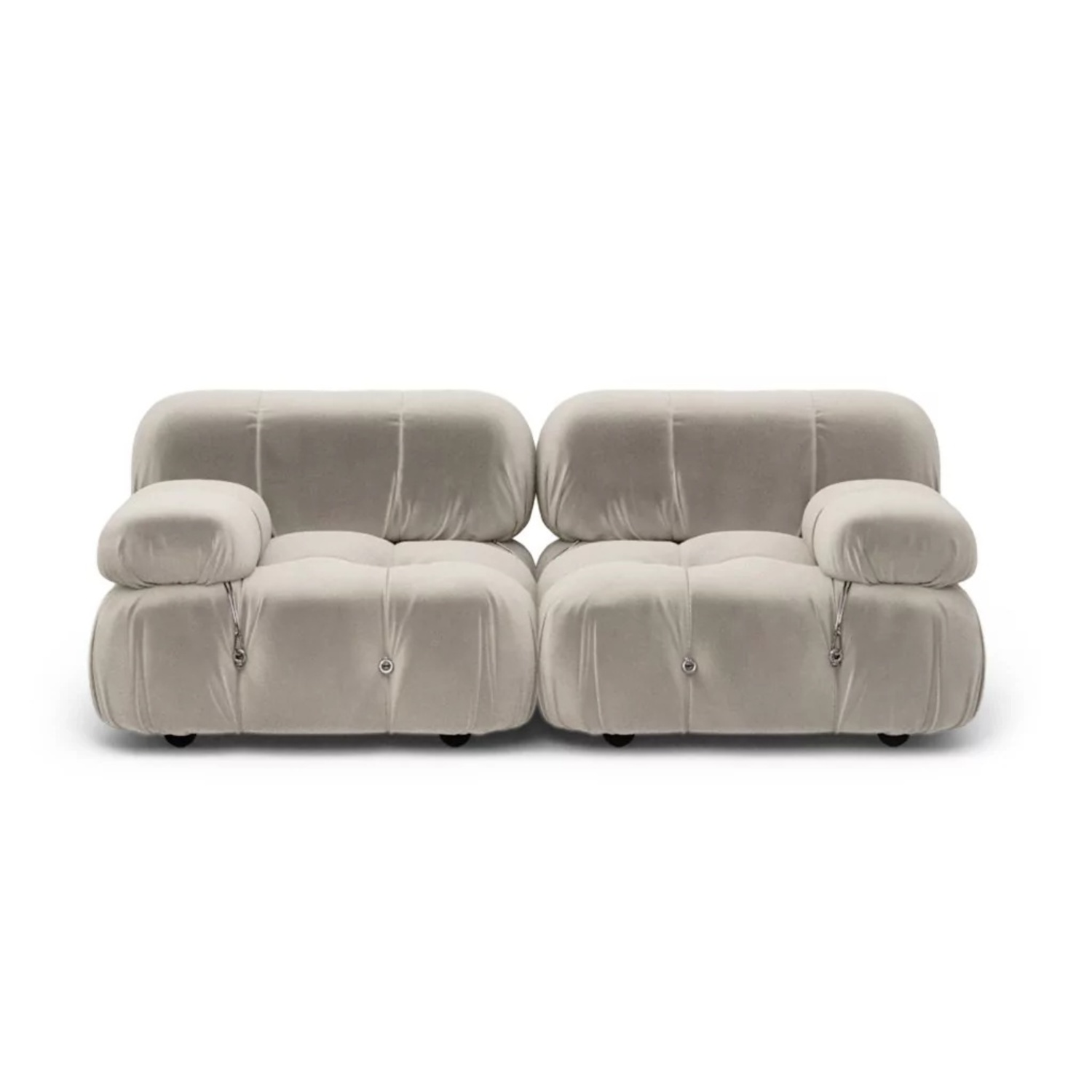 Mario Bellini White Boucle 2 Piece Sectional - image-9