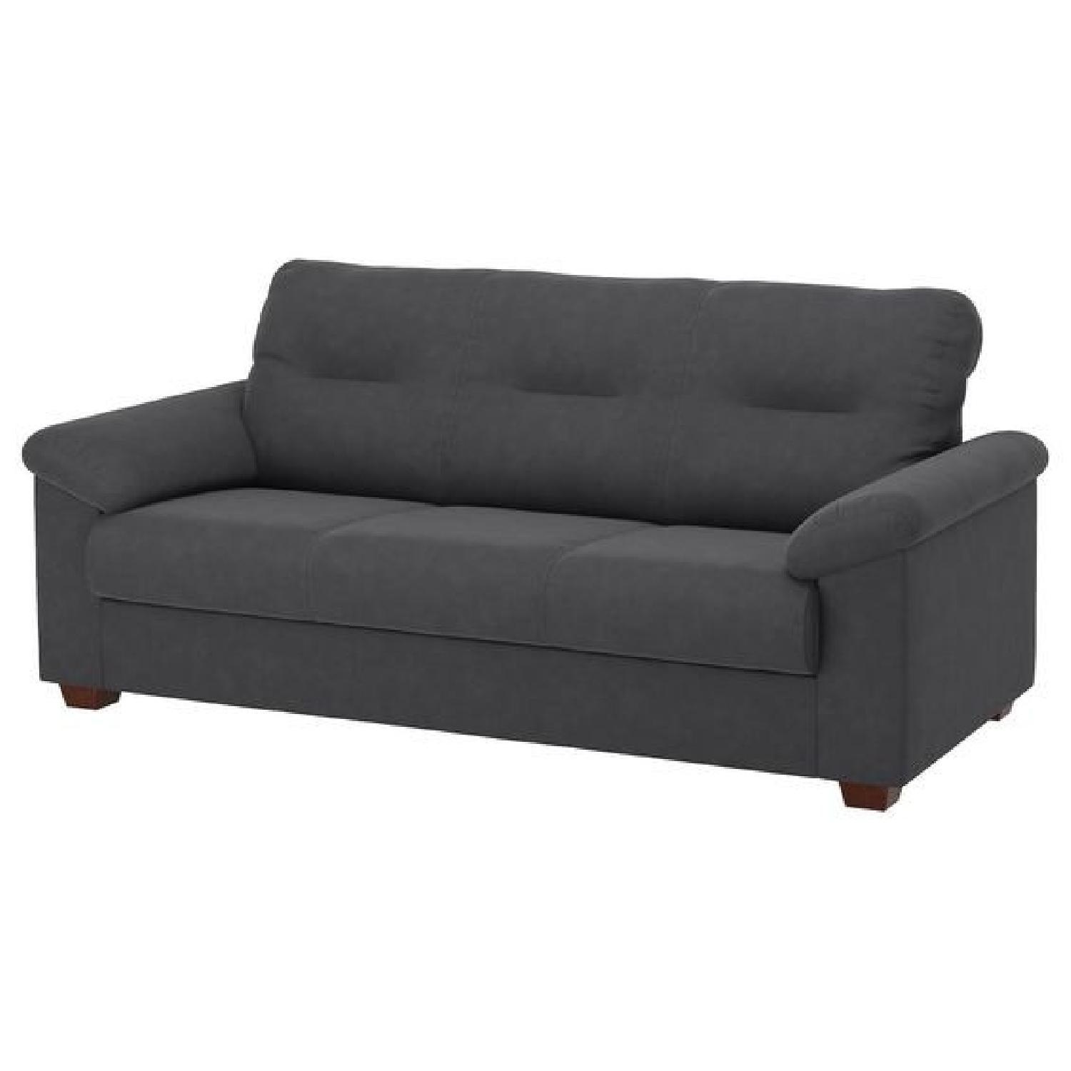 IKEA Knislinge Blue Fabric 3+ Seater Sofa - image-4