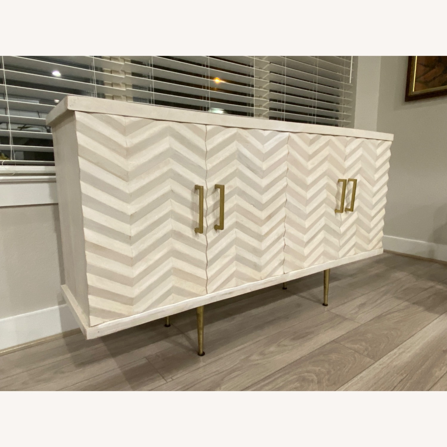 Lowe's Wood Sideboard - image-2