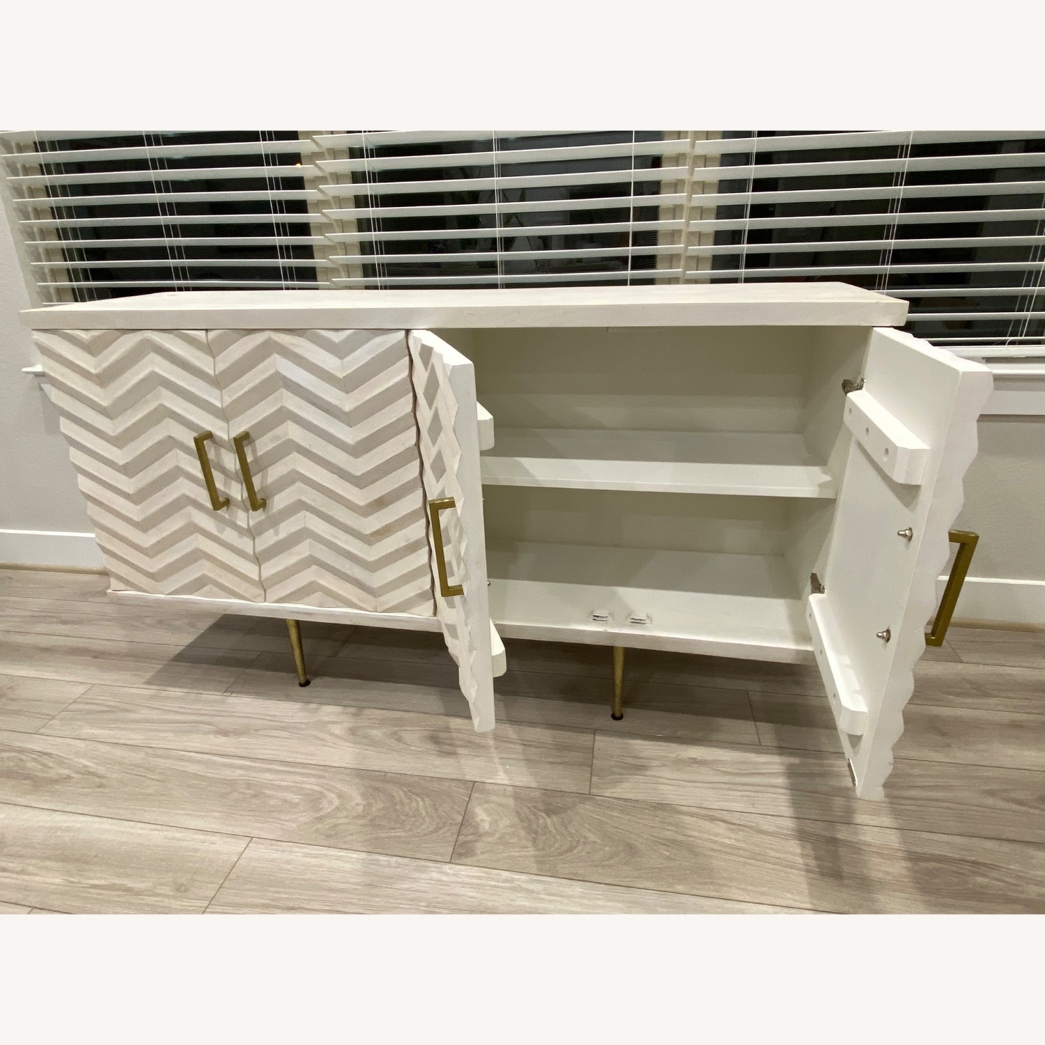 Lowe's Wood Sideboard - image-3