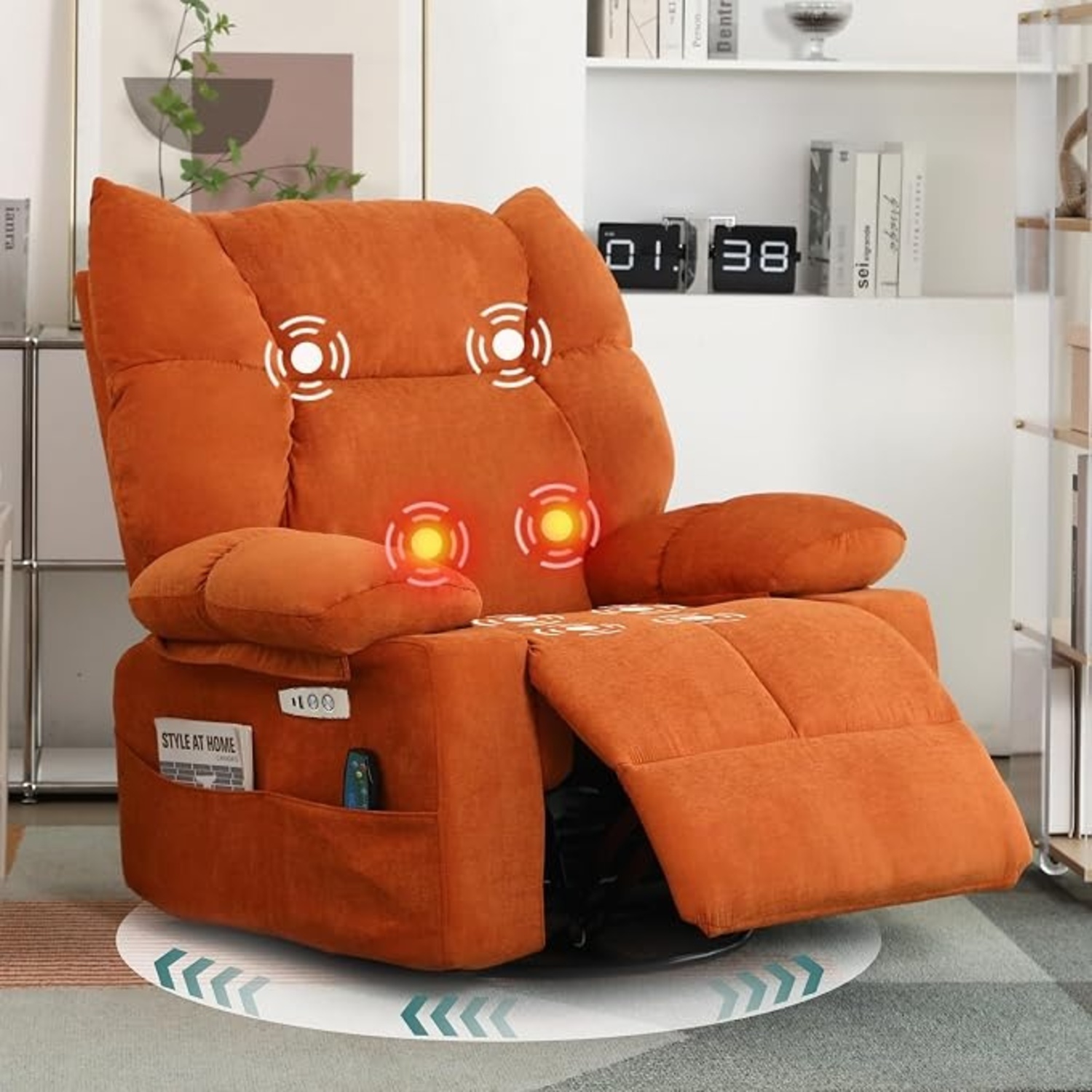 Amazon Orange Recliner - image-9