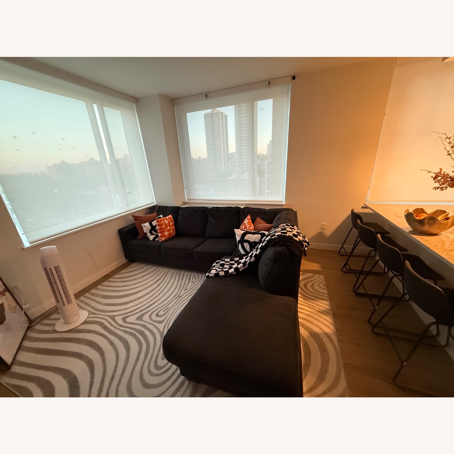 Ashley’s Charcoal Grey Sectional  - image-4