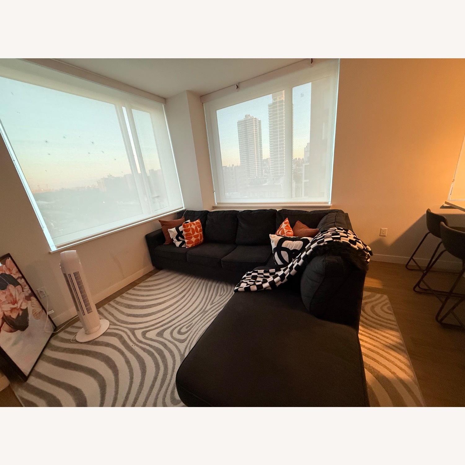 Ashley’s Charcoal Grey Sectional  - image-1