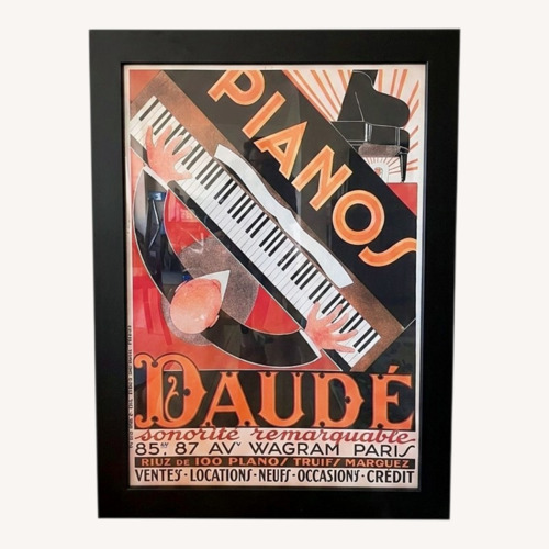 Used Pianos Daude Framed Wall Art for sale on AptDeco