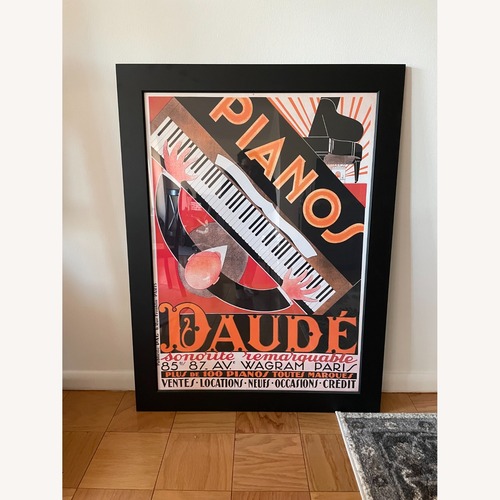 Used Pianos Daude Framed Wall Art for sale on AptDeco