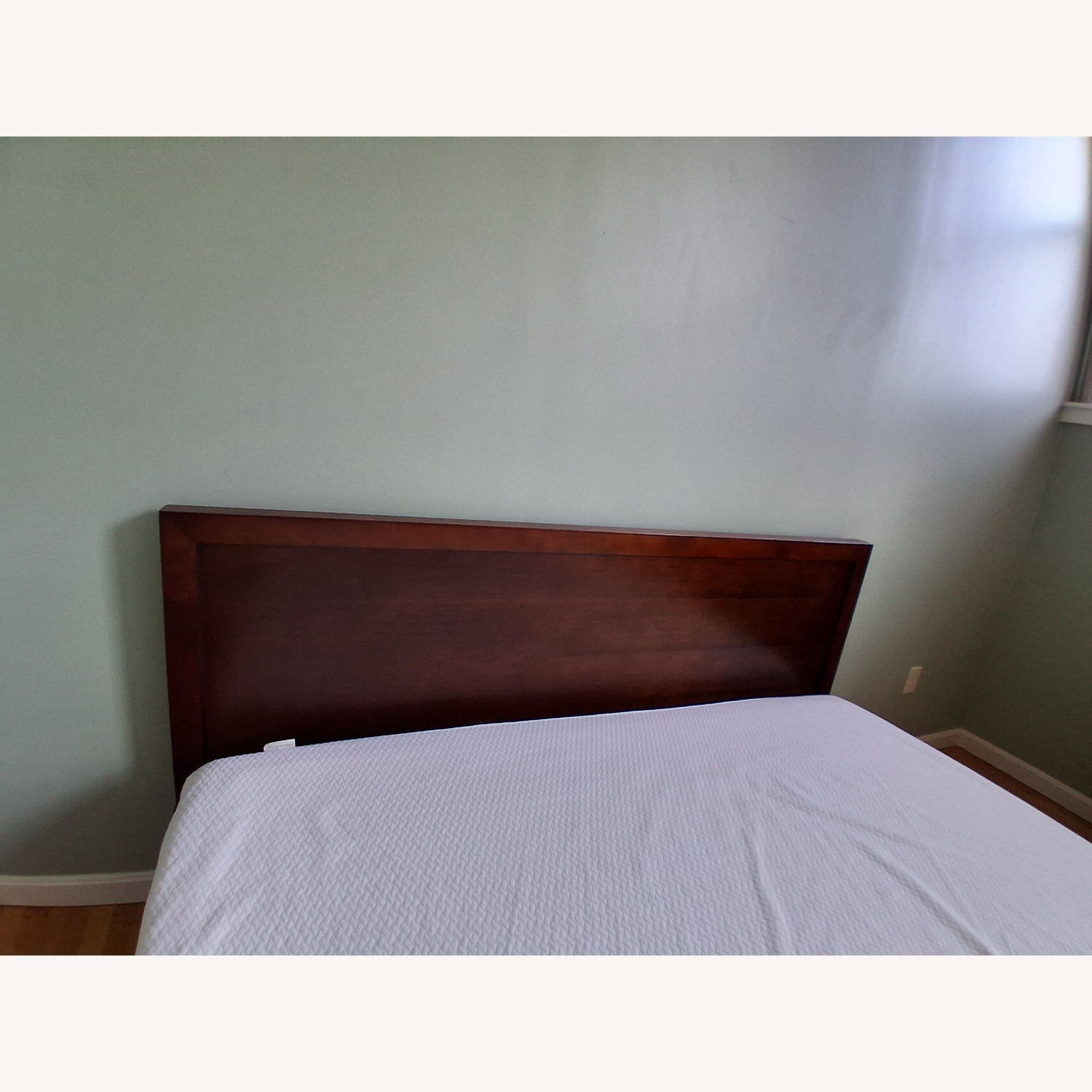 Abbyson Living Furniture Dark Brown Wood King Bed - image-2
