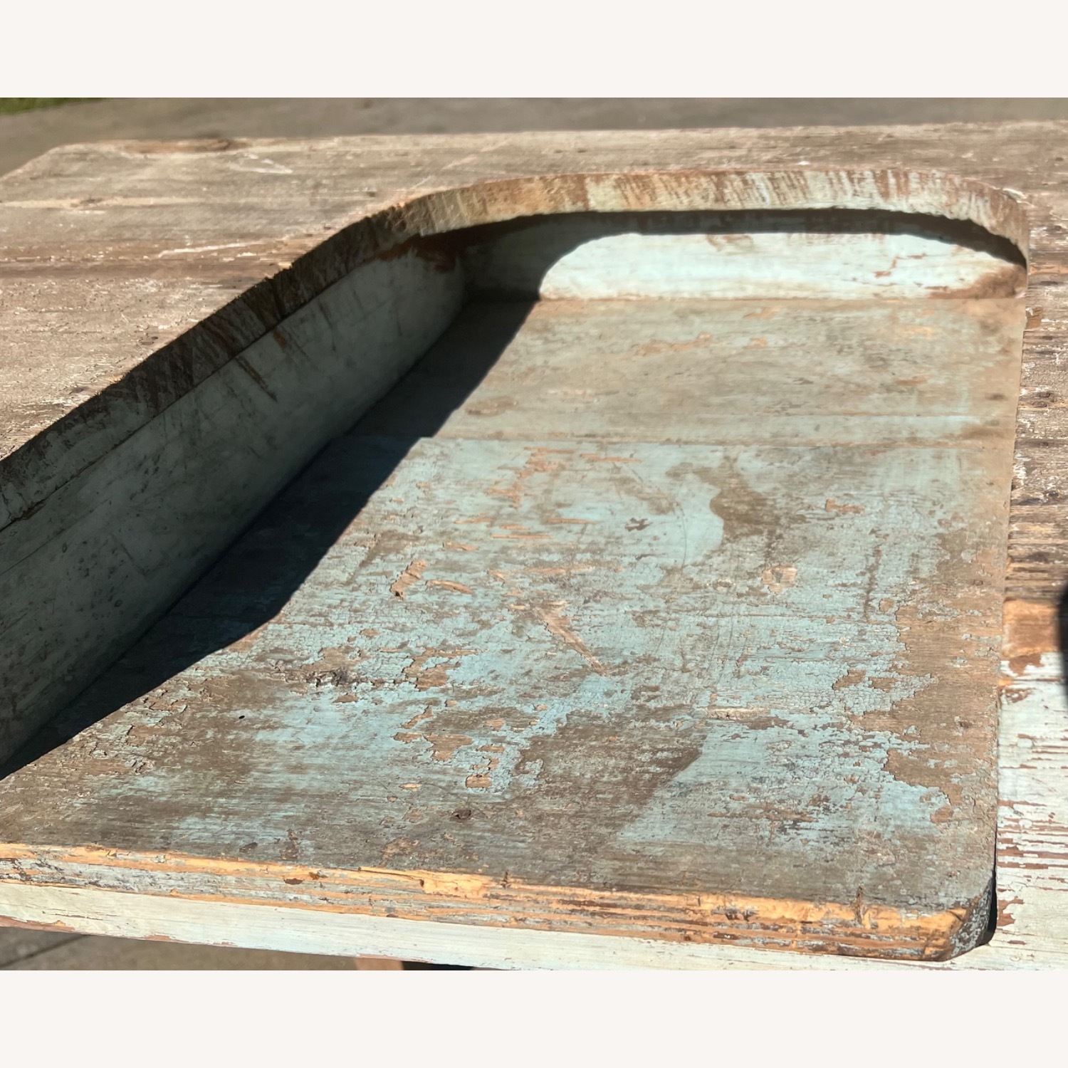 Dough Trough Table Oak/Pine Primitive Naive Rustic - image-10