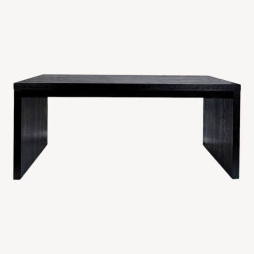 Used Joss & Main Gabler 64'' Ash Wood Waterfall Dining Table for sale on AptDeco