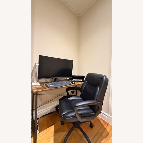 Used Ashley Furniture Dark Brown Desk for sale on AptDeco