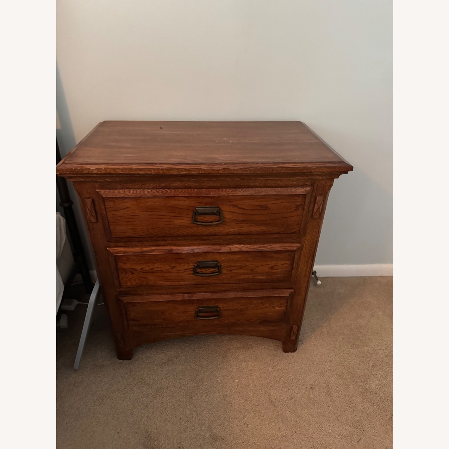 Universal Furniture Wood Nightstand 3 Drawers - image-1