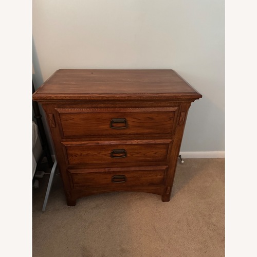 Used Universal Furniture Wood Nightstand 3 Drawers for sale on AptDeco