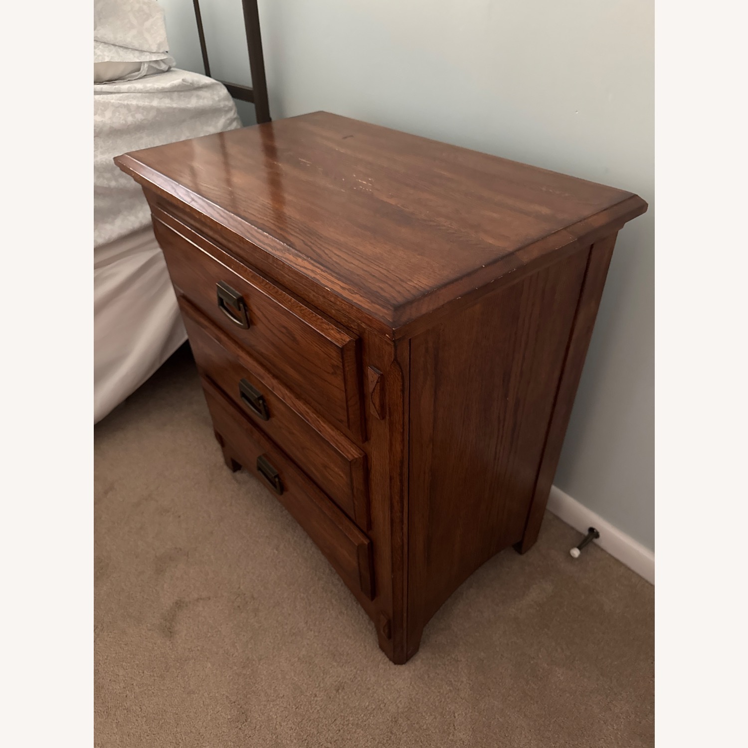 Universal Furniture Wood Nightstand 3 Drawers - image-2
