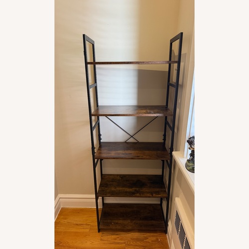 Used Ashley Furniture Dark Brown Wall Shelf for sale on AptDeco