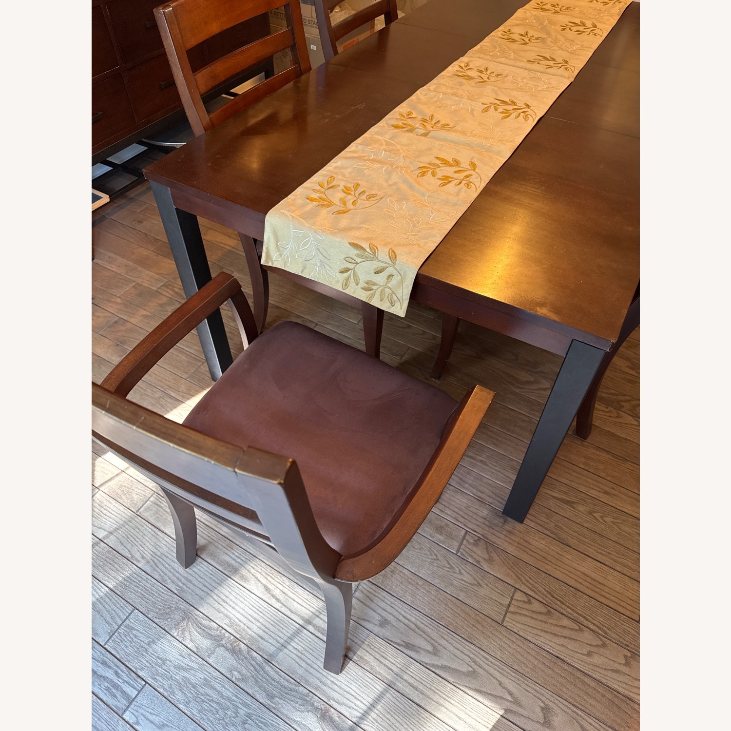 Klaussner Furniture Dark Brown Dining Set - image-4