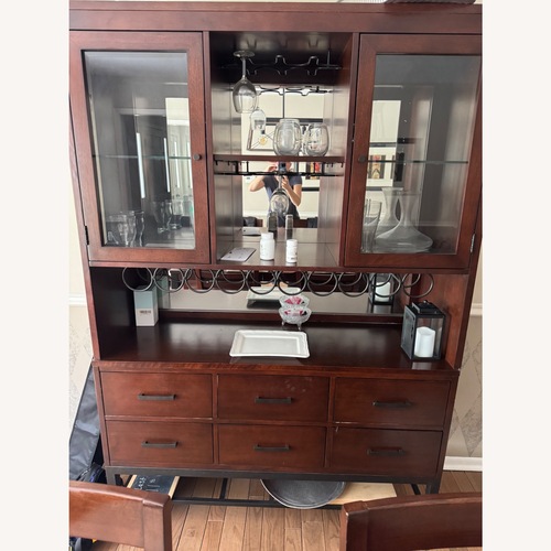Used Klaussner Furniture Wood Sideboard for sale on AptDeco