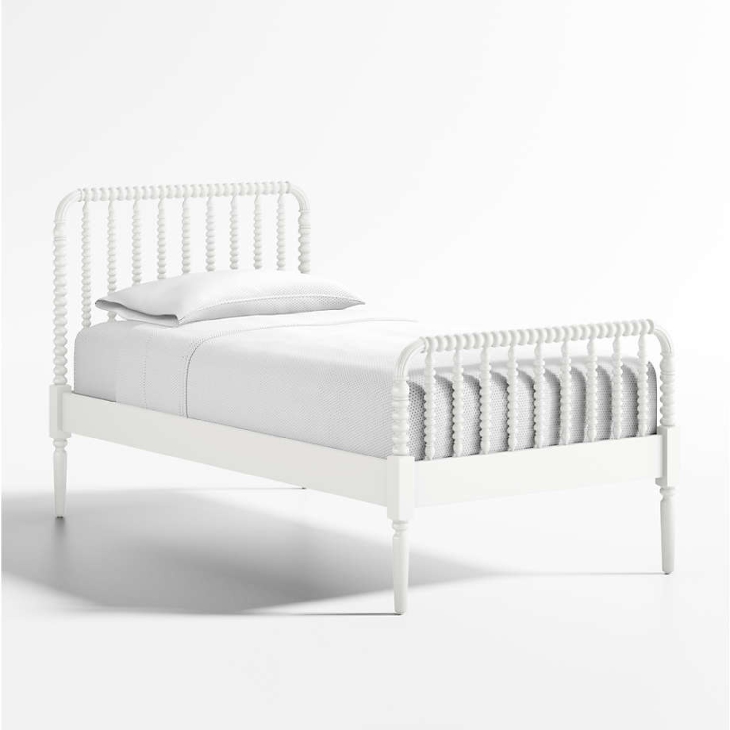 Crate & Kids Jenny Lind White Wood Spindle Twin Bed - image-6
