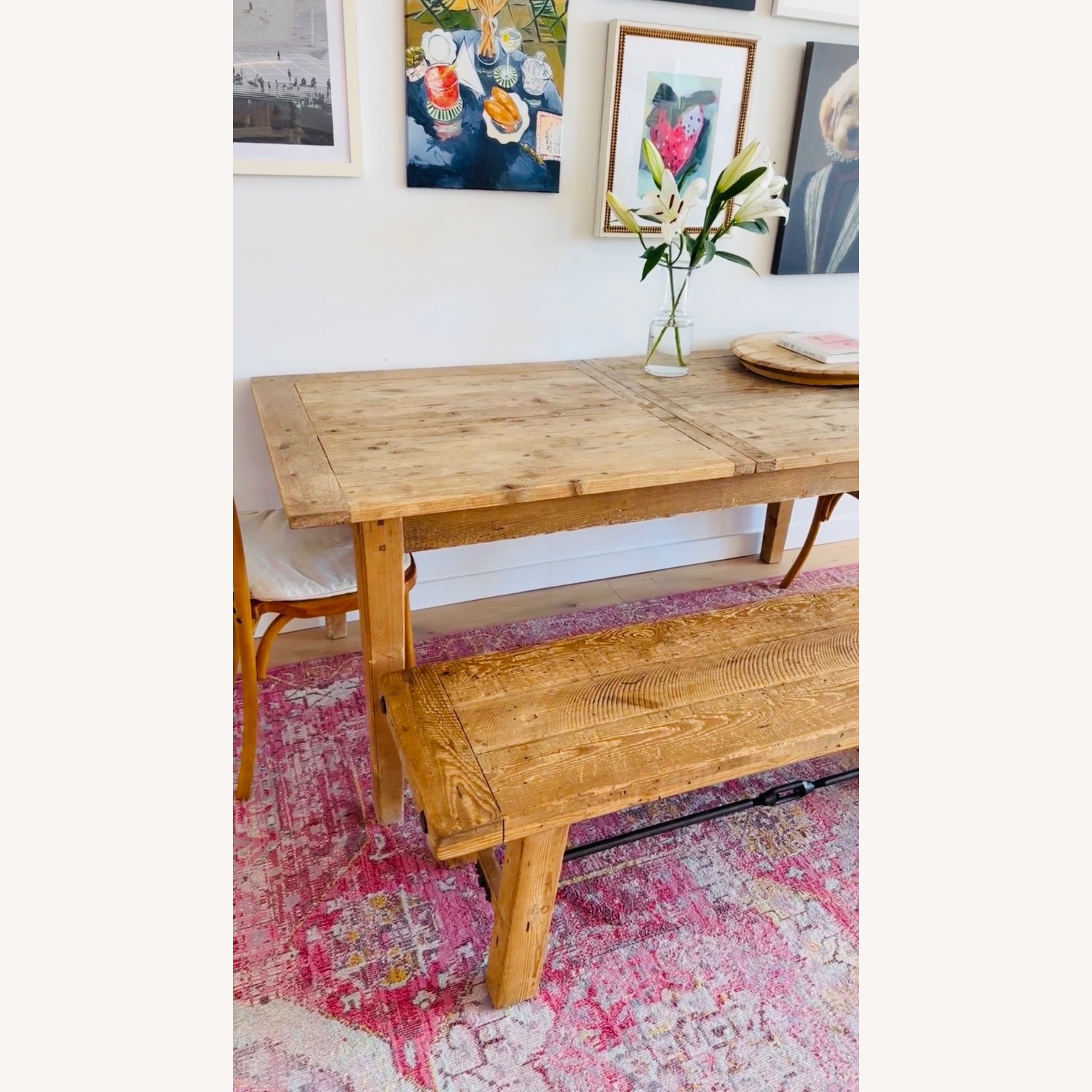 Pottery Barn Light Brown Wood Dining Sets - image-2
