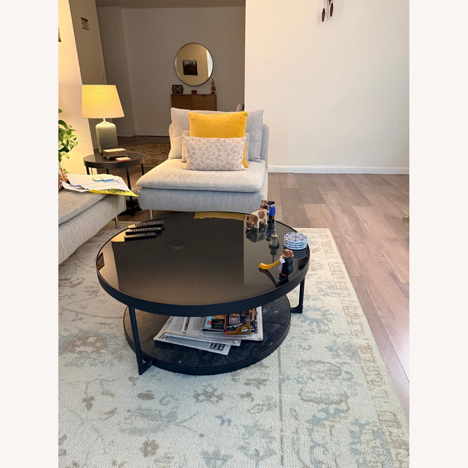 IKEA FRÖTORP Black Metal Coffee Table - image-2