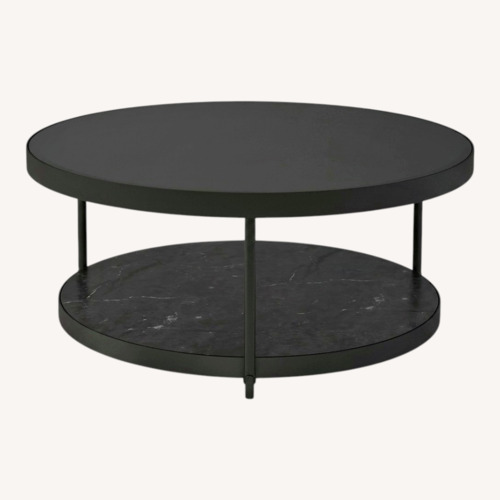 Used IKEA FRÖTORP Black Metal Coffee Table for sale on AptDeco