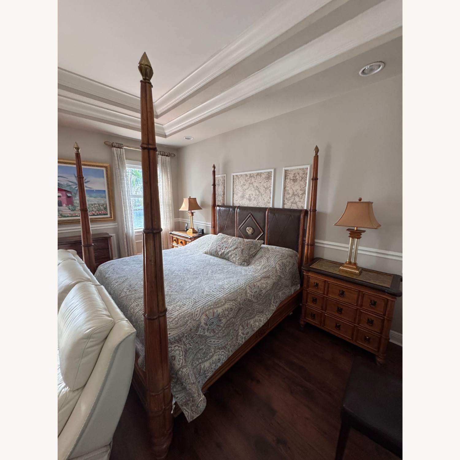 Vintage/Antique Ferguson Copeland King Size Bed  - image-4