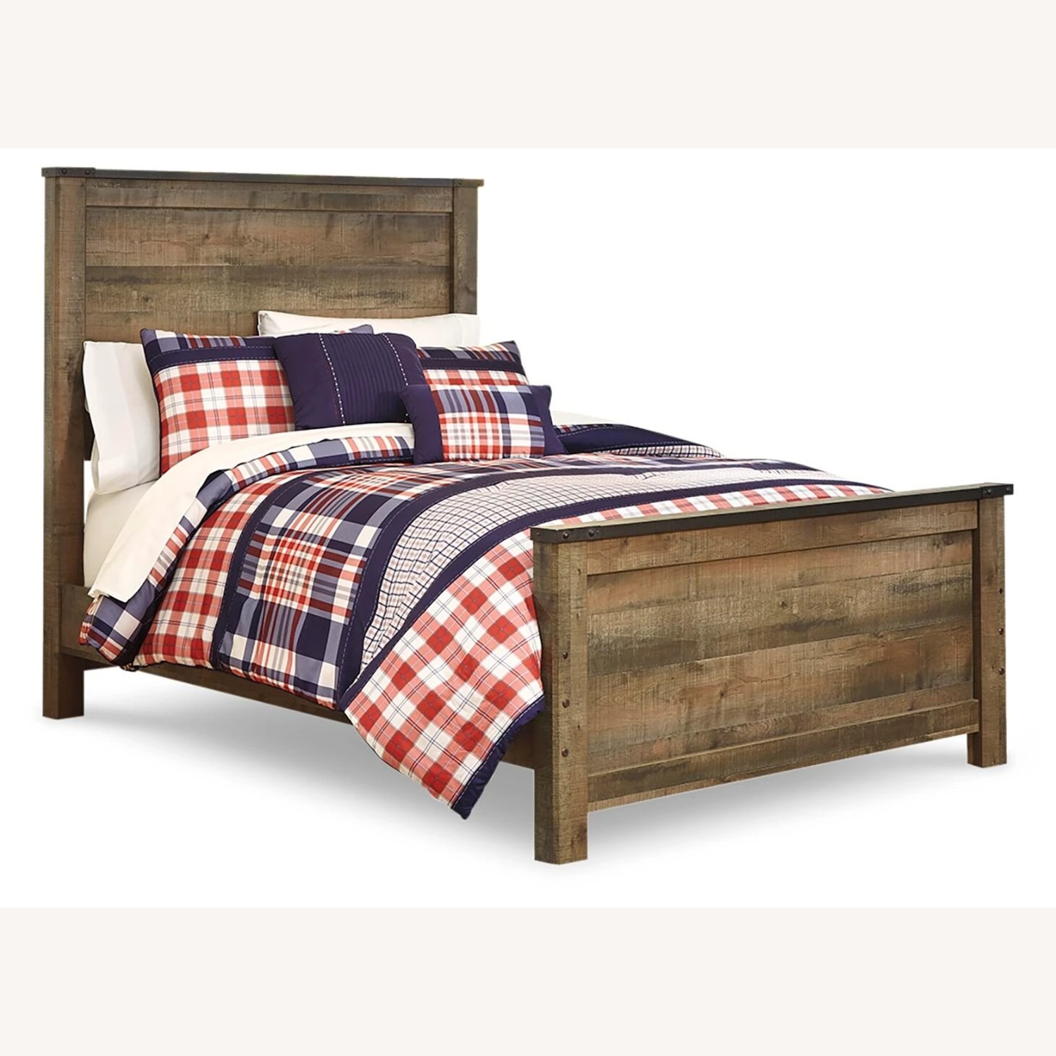 Ashley Furniture Trinell Dark Gray Wood Full Bed - image-4