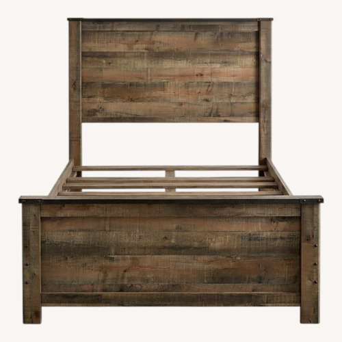 Used Ashley Furniture Trinell Dark Gray Wood Full Bed for sale on AptDeco