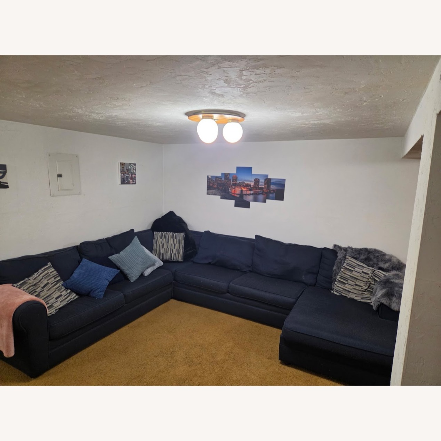 Blue 3+ Piece Sectional - image-2